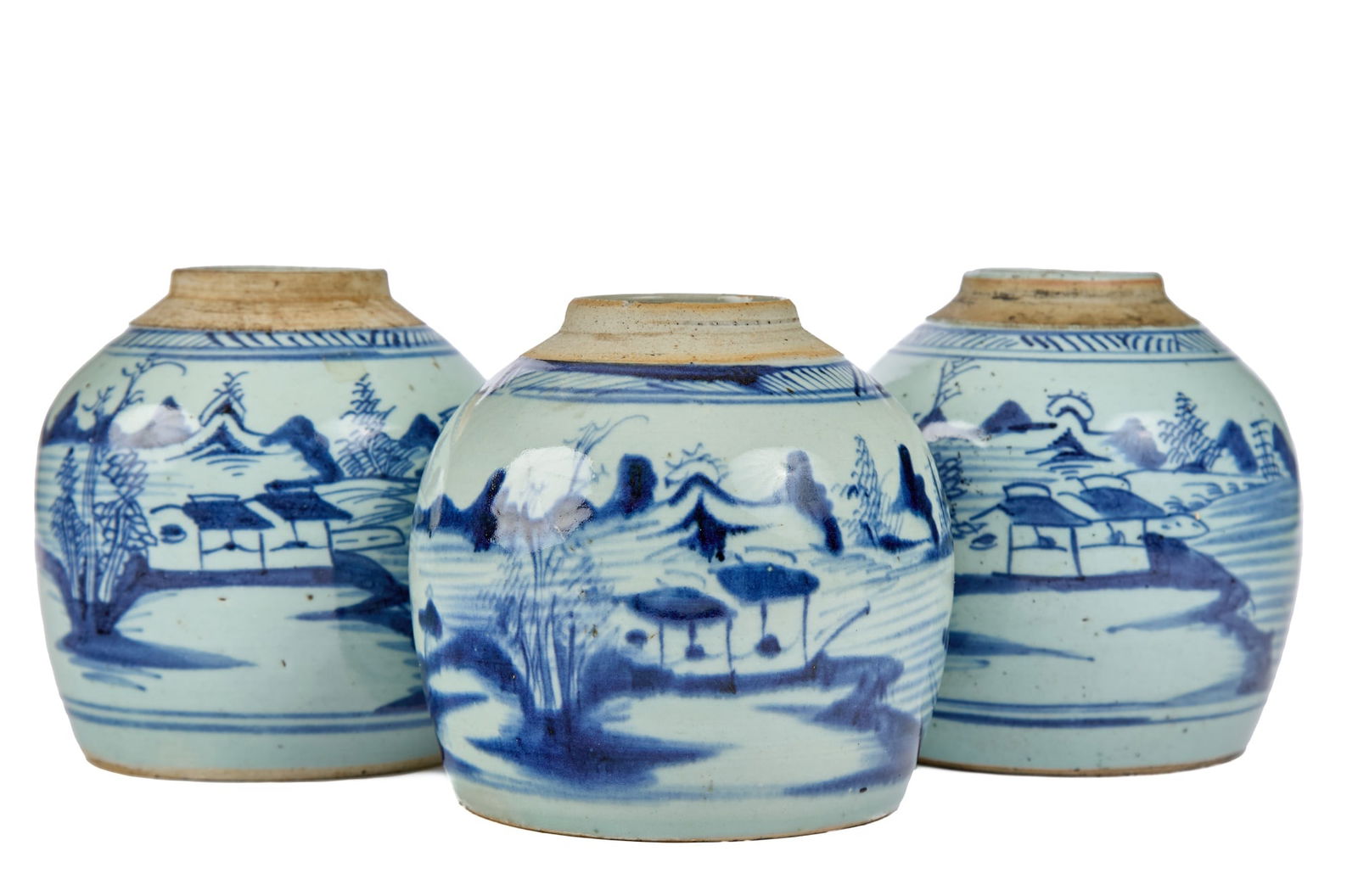 (3) (19th c) CANTON GINGER JARS (1 of 1)