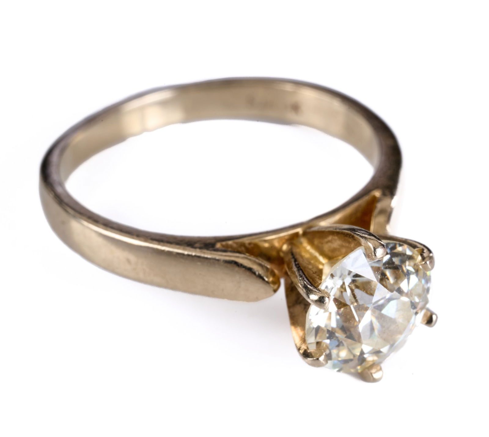 14k GOLD RING set with approx. 1.69ct VS-2 DIAMOND (1 of 6)