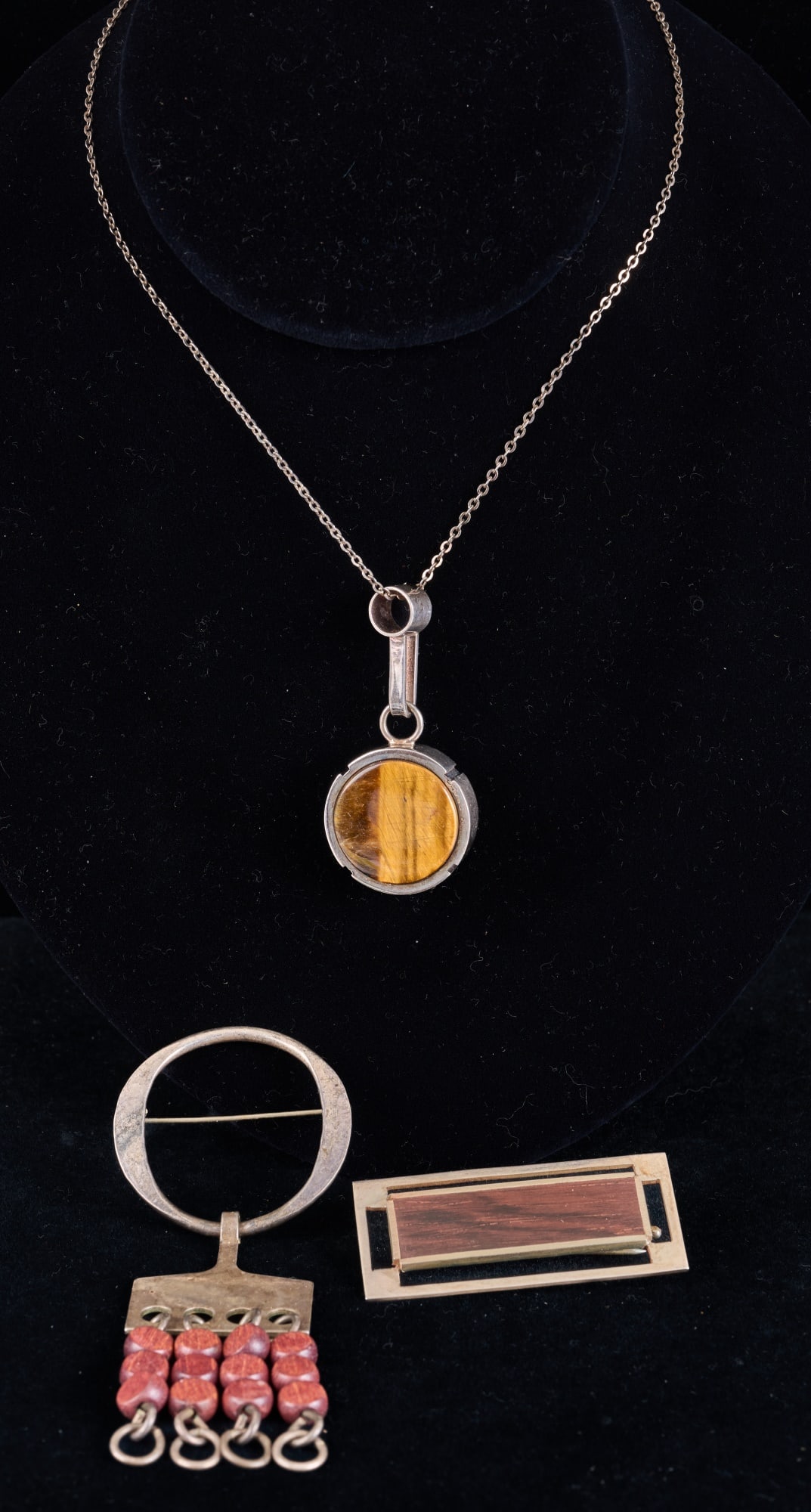 MID CENTURY SCANDINAVIAN STERLING STUDIO JEWELRY (1 of 12)