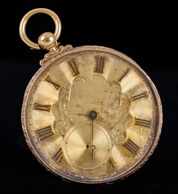 R & G BEESLY 18k GOLD POCKETWATCH
