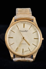 1958 INTERNATIONAL WATCH CO. 14k GOLD WRISTWATCH
