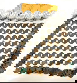 GROUPING of (19th c) CANADIAN (1) CENT COINS (1 of 8)