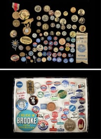 INTERESTING & GENEROUS LOT OF BUTTONS & MEDALS