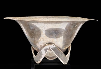 JUVENITNO LOPEZ REYES MODERNIST STERLING BOWL