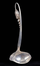 ORLA V. MOGENSEN HAMMERED STERLING LADLE
