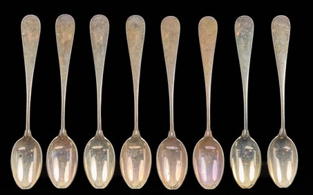 (8) A. MICHELSEN of COPENHAGEN STERLING SPOONS