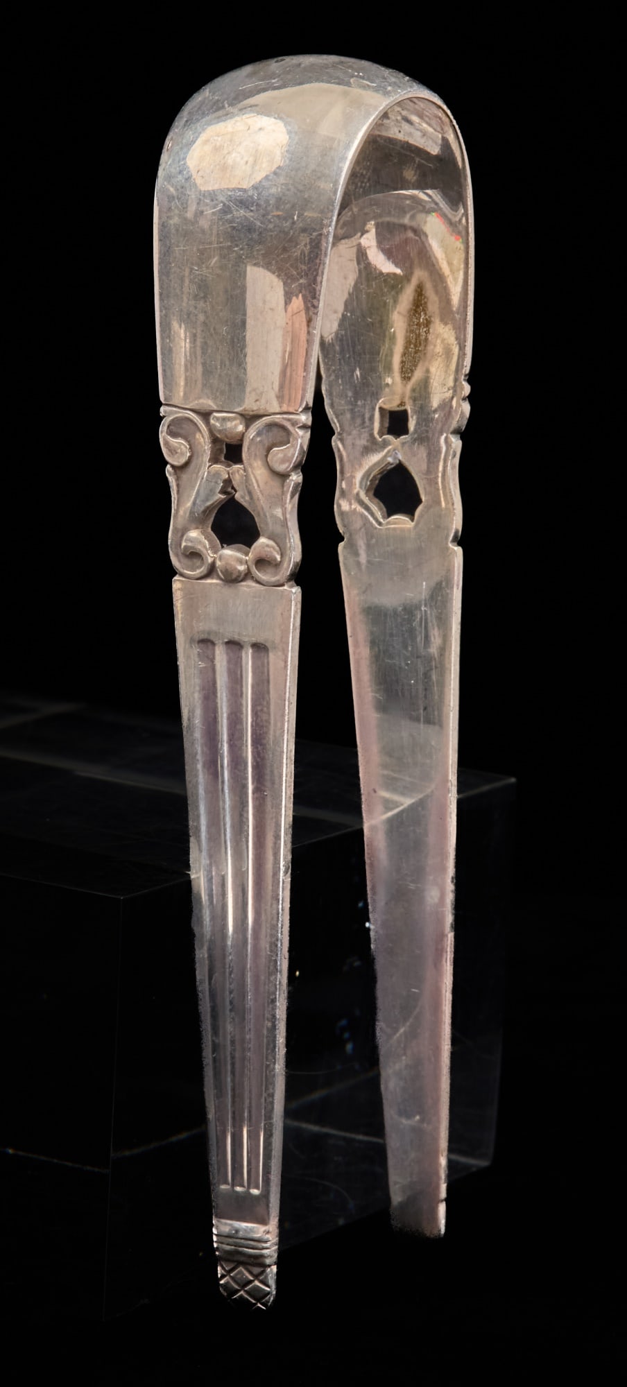 GEORG JENSEN STERLING SILVER TONGS (1 of 5)