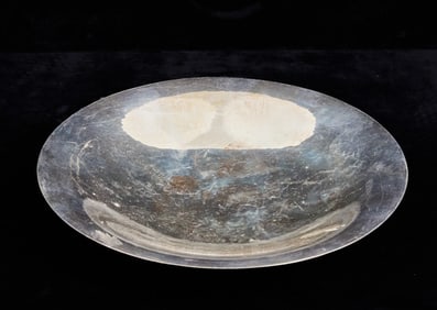 GEORG JENSEN MODERNIST STERLING SILVER FOOTED BOWL