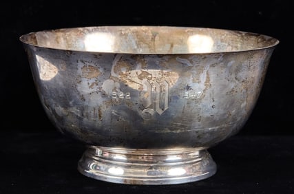 STERLING SILVER PAUL REVERE BOWL by WATSON CO