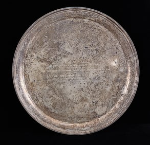 STERLING SILVER PRESENTATION TRAY