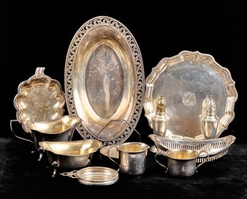 GROUPING of STERLING SILVERWARES