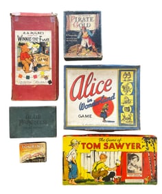 GROUP of VINTAGE CHILDRENS BOARD/CARD GAMES