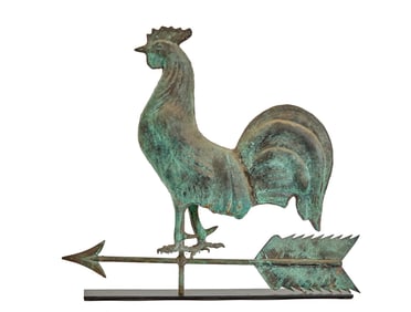 FULL BODIED ROOSTER WEATHERVANE