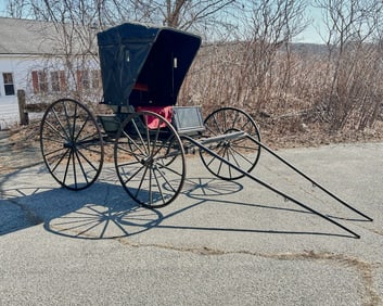 LATE (19th c) DOCTOR'S HORSE DRAWN BUGGY