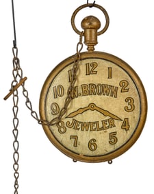 (19th c) JEWELER'S TRADE SIGN