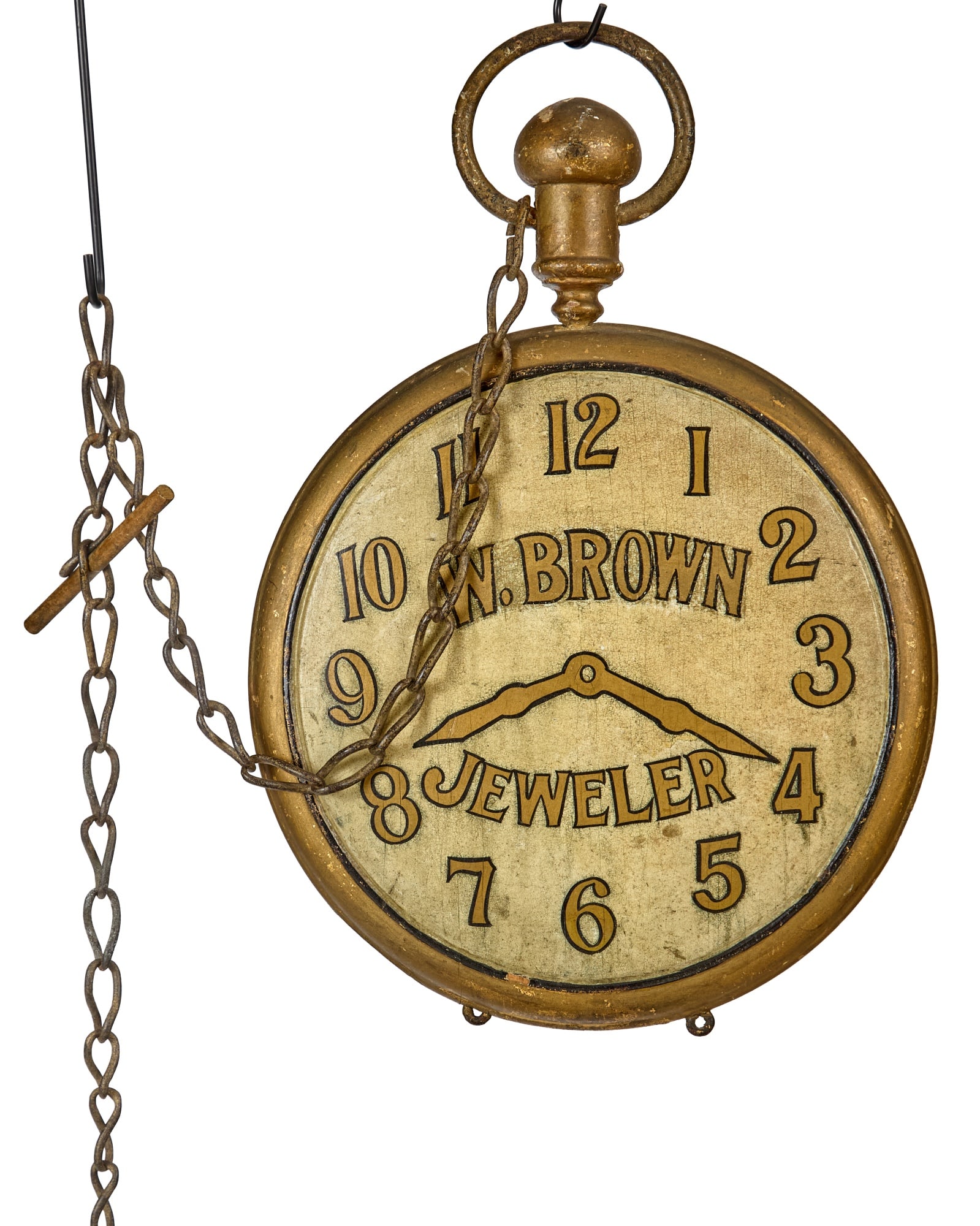 (19th c) JEWELER'S TRADE SIGN (1 of 9)