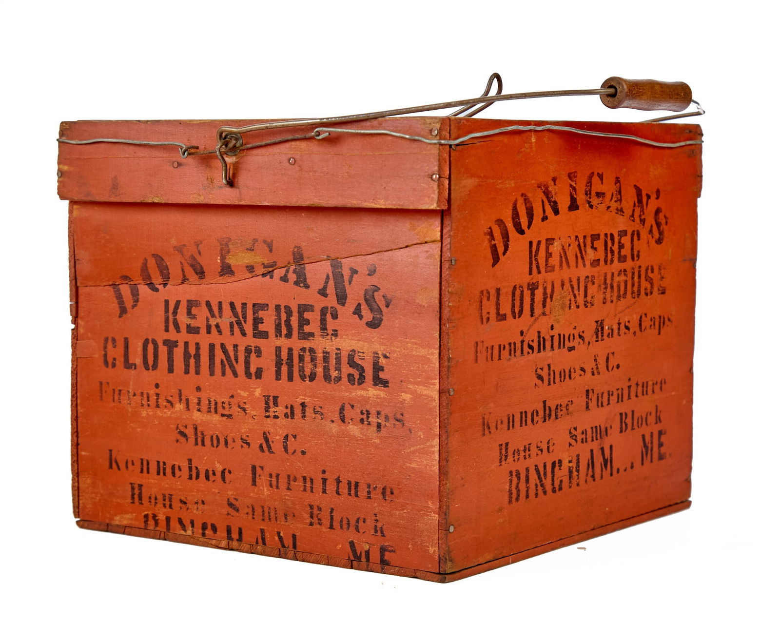 DONNEGANS KENNEBEC CLOTHING HOUSE (ME) AD CRATE (1 of 6)