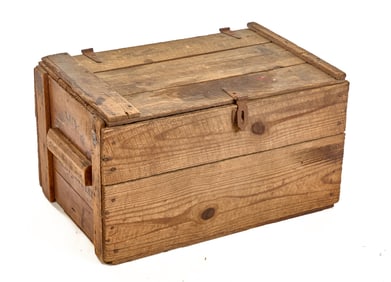 (19th c) R.H. MACY CO. CRATE with INSCRIPTION