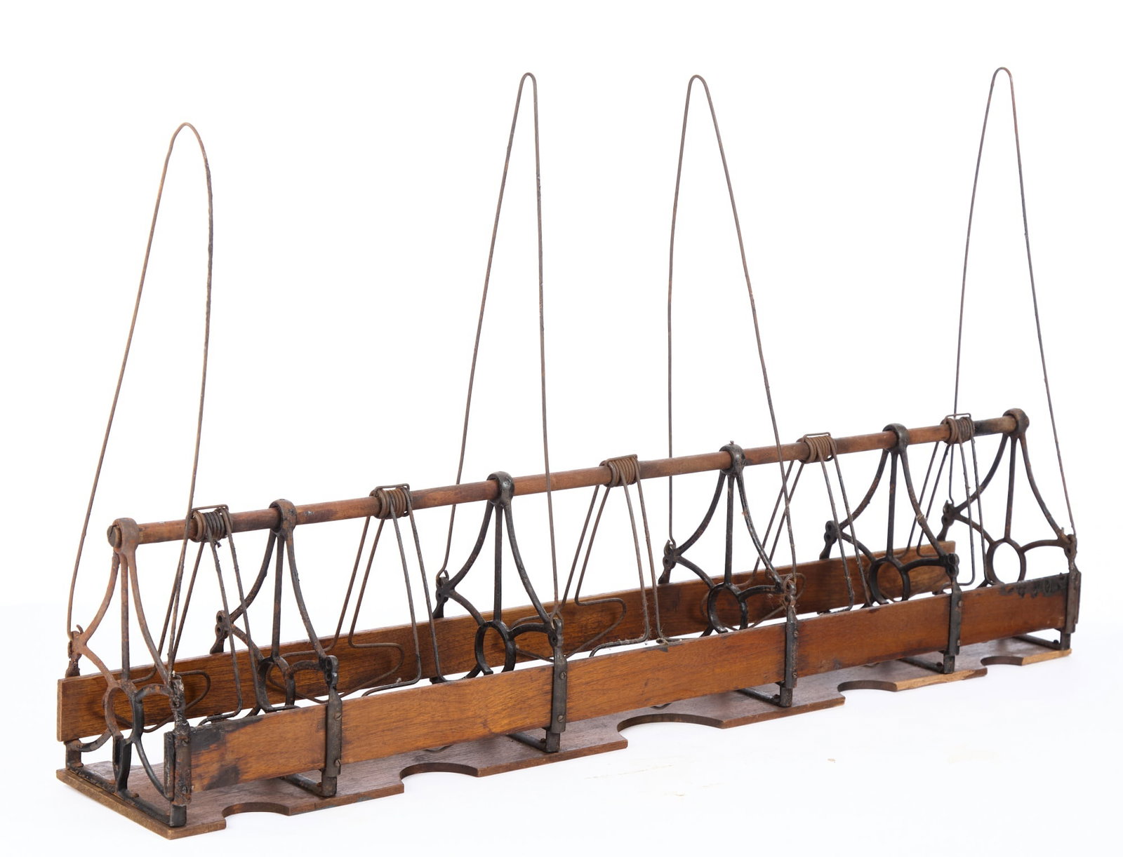 (19th c) INDUSTRIAL AGE FACTORY MECHANISM: 9 x 38 x 7 inches Condition: Good, light oxidation Temp No 2238