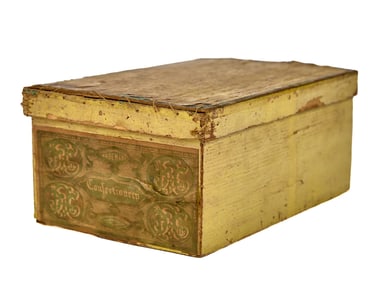 EARLY EXAMPLE 1850 NECCO CONFECTIONERY BOX