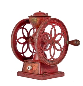 (19th c) ENTERPRISE MFG. CO. CAST IRON COFFEE MILL