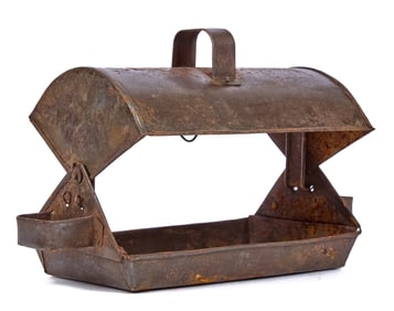 (19th c) TIN ROASTER for SMALL FOWL