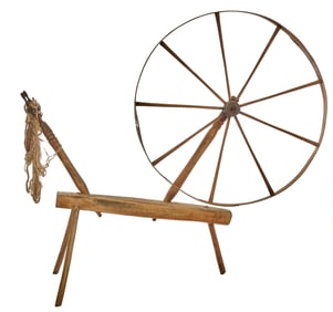(18th / 19th c) OAK GREAT WHEEL