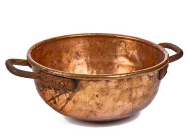 (19th c) COPPER CANDY KETTLE