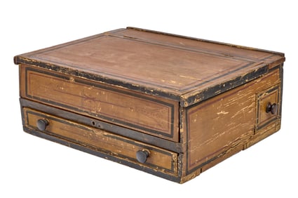 PAINT-DECORATED TRAVEL DESK