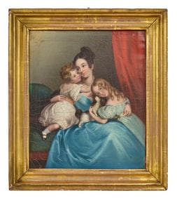 CHINA TRADE GROUP FAMILY PORTRAIT c1845