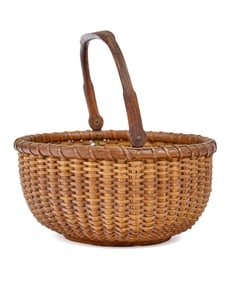 ROUND NANTUCKET BERRY BASKET