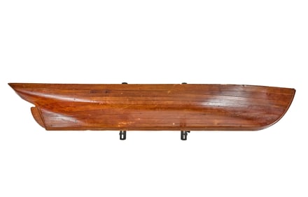 LARGE LAMINATED HALF HULL MODEL