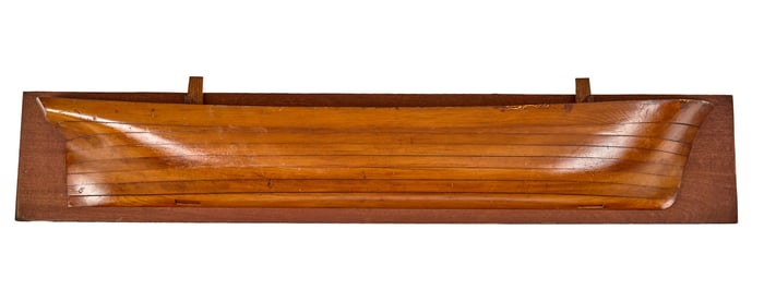 (19th c) BUILDER'S HALF HULL MODEL