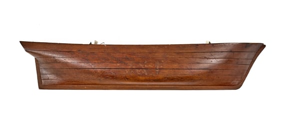(19th c) BUILDER'S HALF HULL MODEL