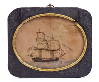 1809 WATERCOLOR of THE PROVIDENCE