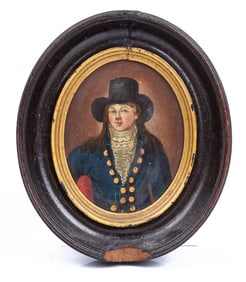 PORTRAIT MINIATURE of a MIDSHIPMAN