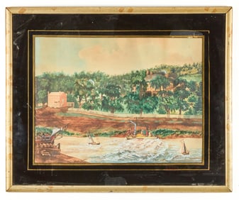 (19thc) AMERICAN SCHOOL "STEAMER HUNTRESS"