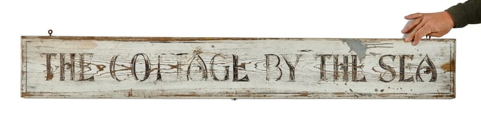 VINTAGE PLUM ISLAND COTTAGE SIGN