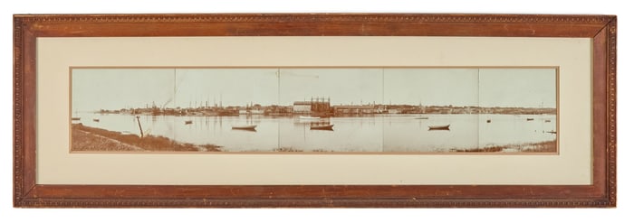 1904 PANORAMA of NEWBURYPORT'S WATERFRONT