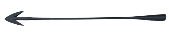 (19th c) IRON DOUBLE FLUE WHALING HARPOON HEAD