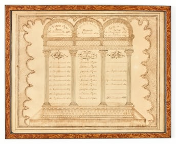 (19th c) POPE FAMILY REGISTER, WINDHAM, ME