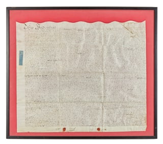 (18th c) ENGLISH INDENTURE DOCUMENT
