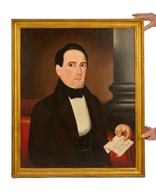 1837 PORTRAIT of HORATIO DENNET by LUKE R. PRINCE