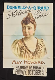 1891 DONNELLY & GIRARD "NATURAL GAS" PLAYBILL