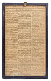 1770 BOSTON MASSACRE BOSTON GAZETTE SUPPLEMENT