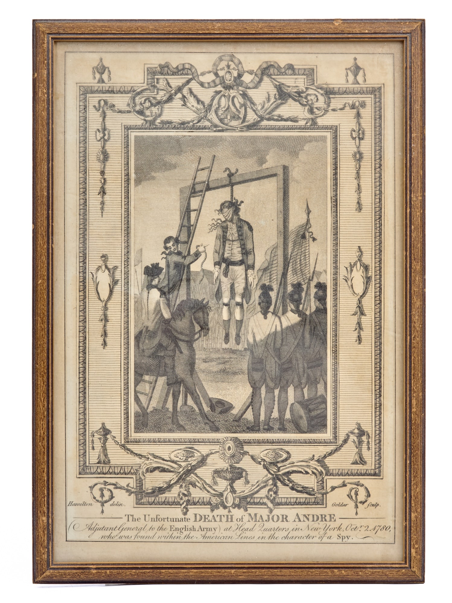 THE DEATH OF MAJOR ANDRE (18th/19th c) PRINT (1 of 11)