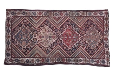 HAND WOVEN HAMADAN ORIENTAL AREA RUG