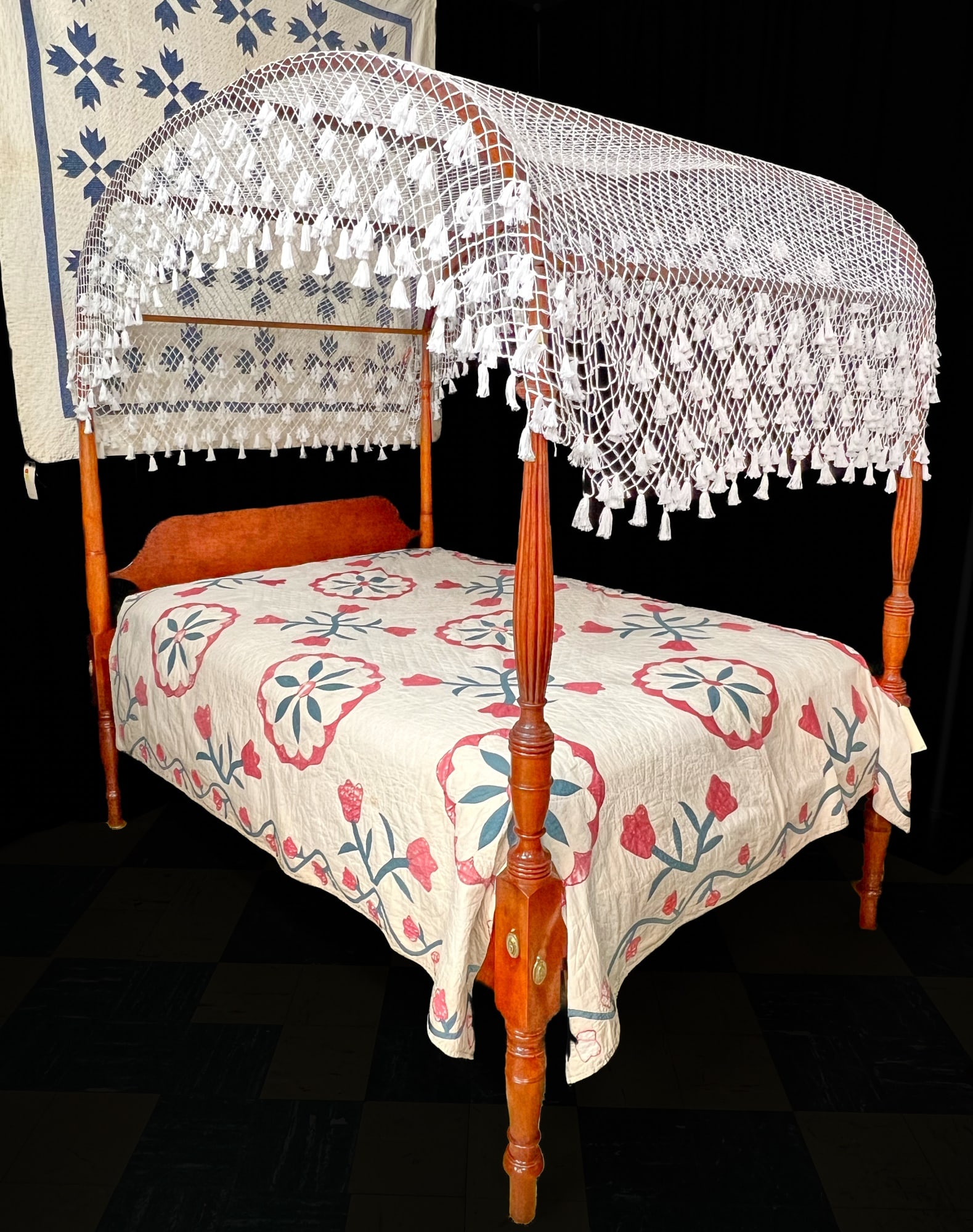CUSTOM FULL SIZE SHERTAON CANOPY BED (1 of 8)