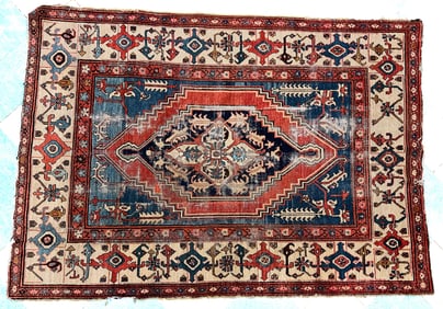 HAND WOVEN SERAPI ORIENTAL AREA RUG