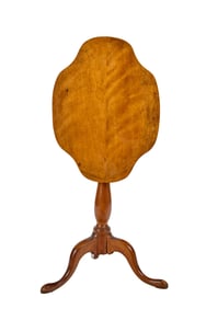QUEEN ANNE TILT TOP CANDLE STAND